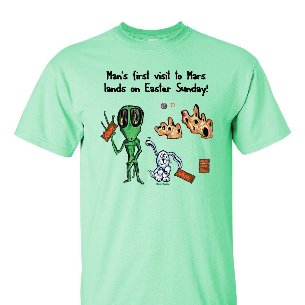 Easter Bunny on Mars T-Shirt